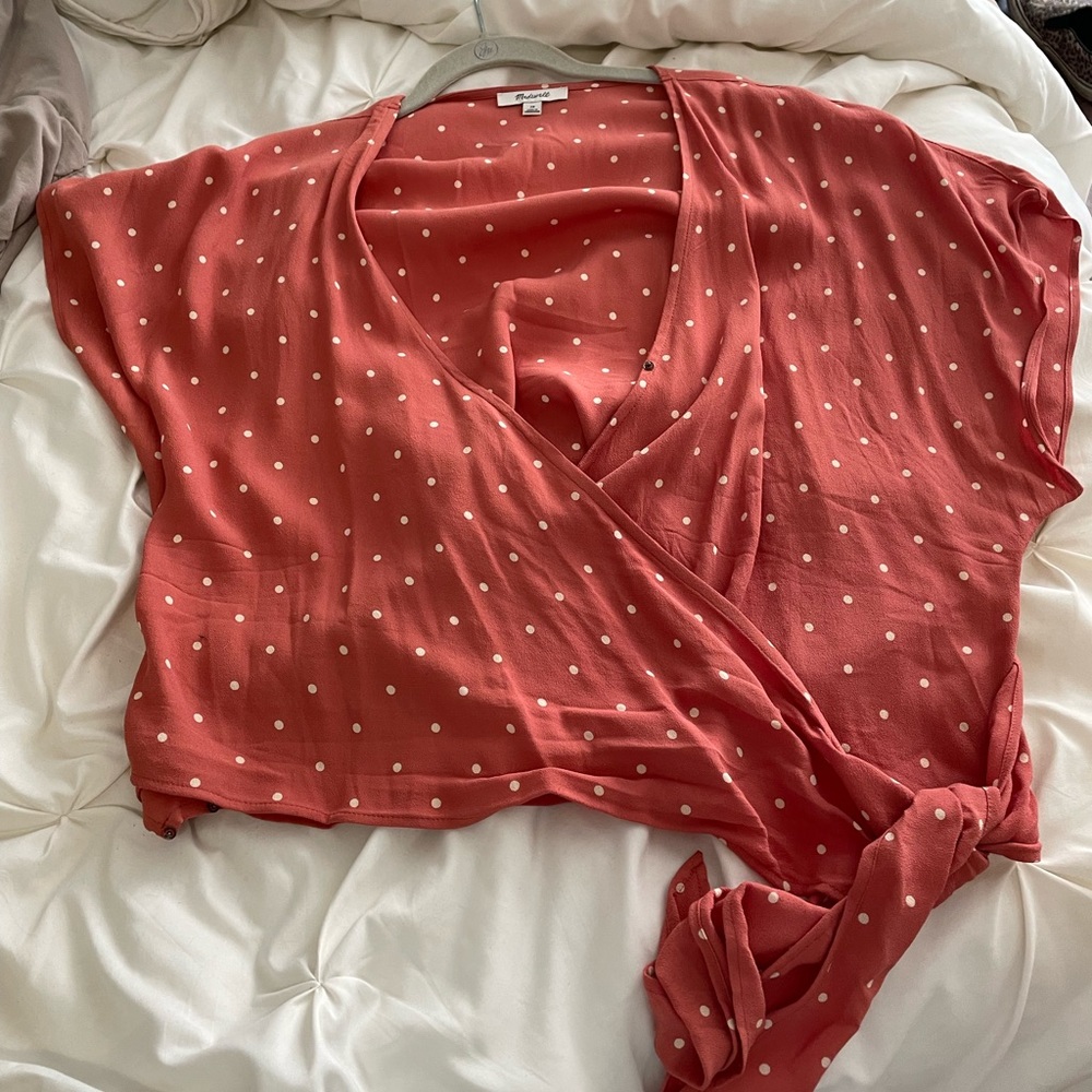 Madwell sash tie wrap top